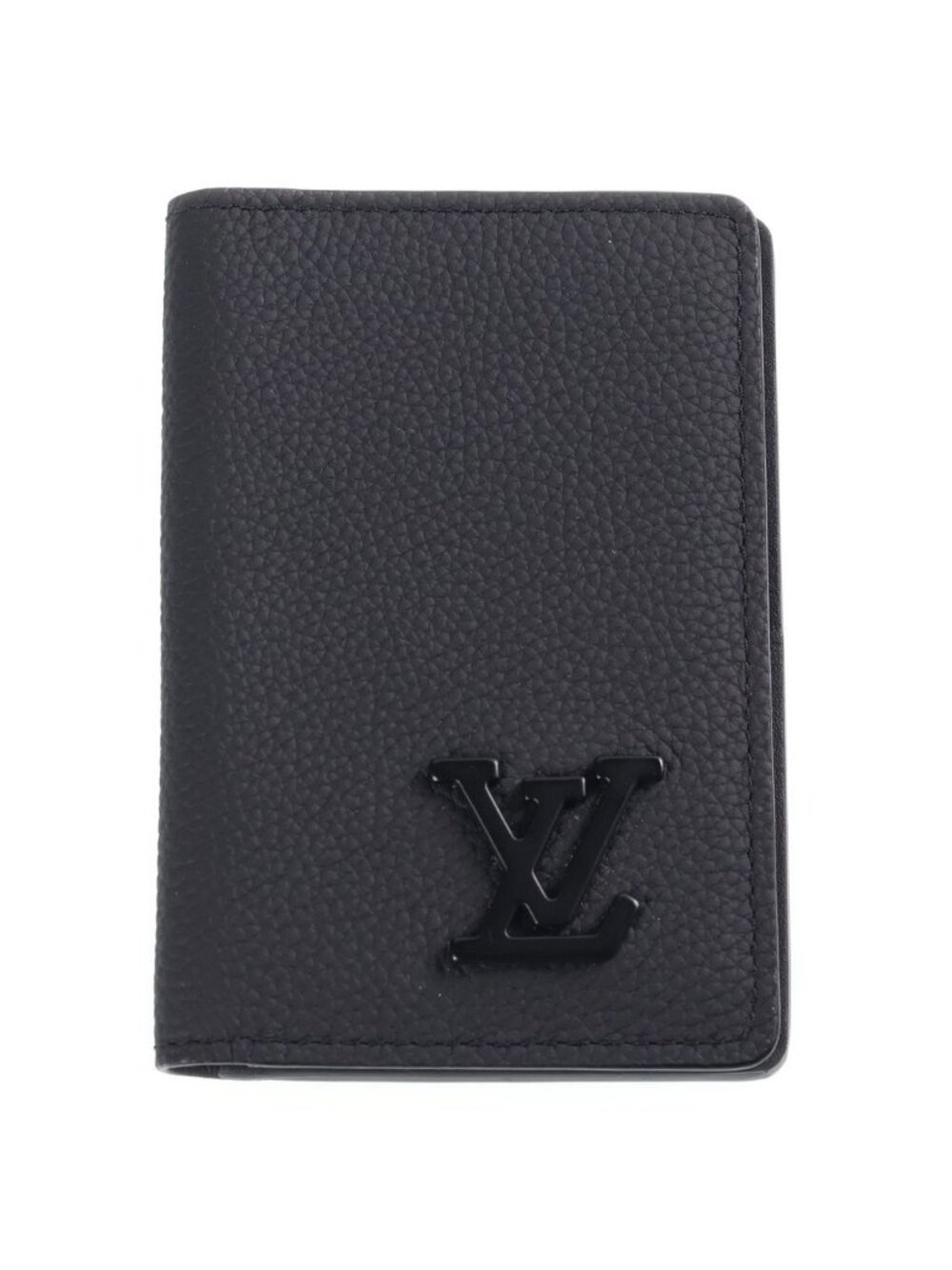 Louis Vuitton Aerogram Pocket Organizer Card Case Holder Black
